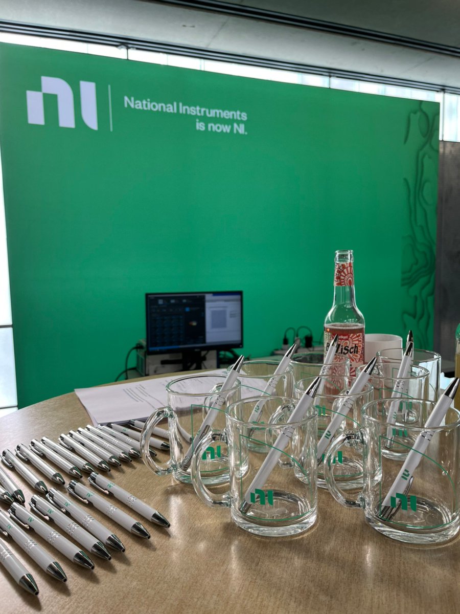 What an incredible opportunity to get to exhibit the 
<a href="/NIglobal/">NI (now part of Emerson)</a> NI Ettus #USRP #X410 bundle at WSA &amp; SCC 2023 at Technical Uni of Braunschweig! ▶ lnkd.in/ggKDfySq
We're available to assist you with #LabVIEW Reference Architecture &amp; rapid mmWave #prototyping!
#TMYTEK #SDR
