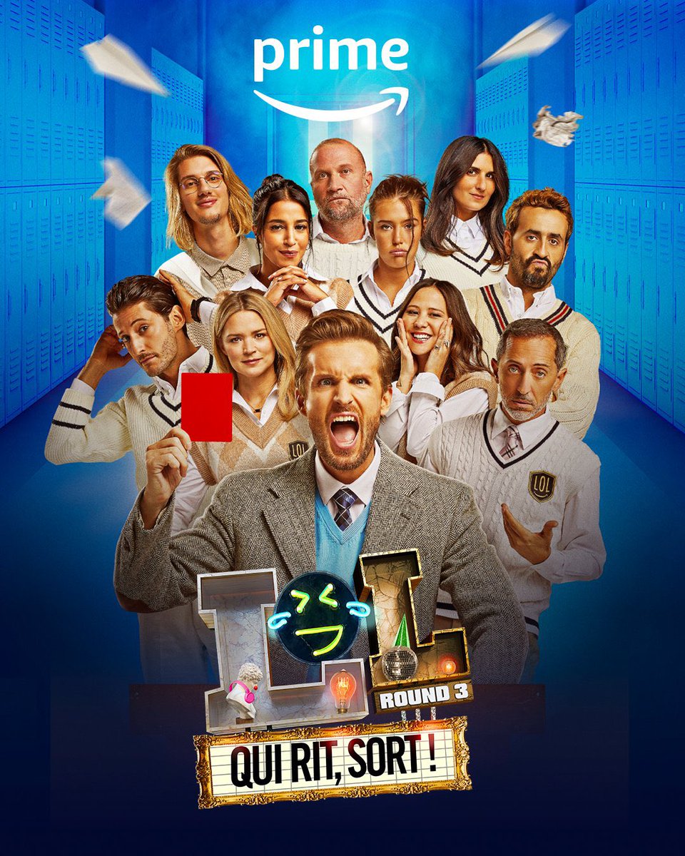 SeriesUpdateFR's tweet image. Affiche promotionnelle de la 3ème saison de "LOL: qui rit sort".

Le 10 mars sur Prime Video.