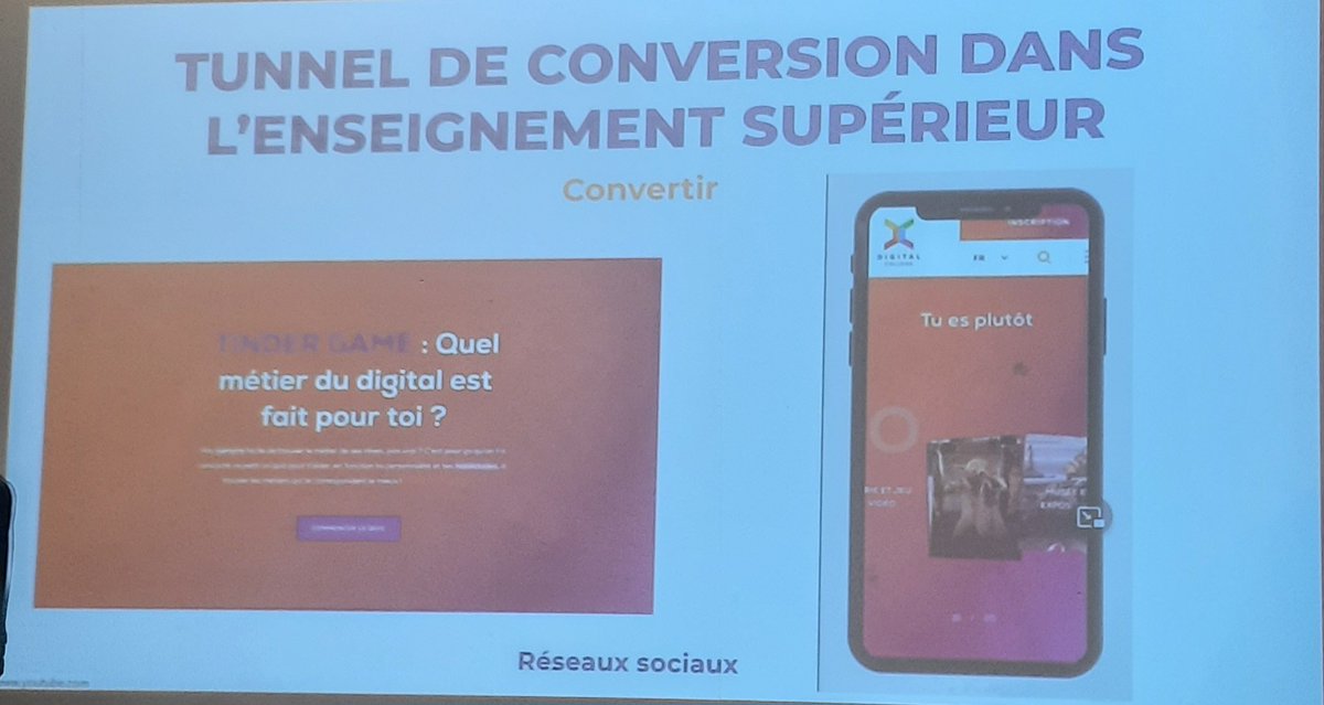 Marjo_pgy's tweet photo. Quand @_digitalcollege va mettre en place un tinder game pour vous faire découvrir les métiers du digital et vous pousser à les rejoindre 🔥
➡️ Utiliser les codes qui parlent à leurs futurs étudiants! #eEducation #transfonum https://t.co/YwFeD5DihU