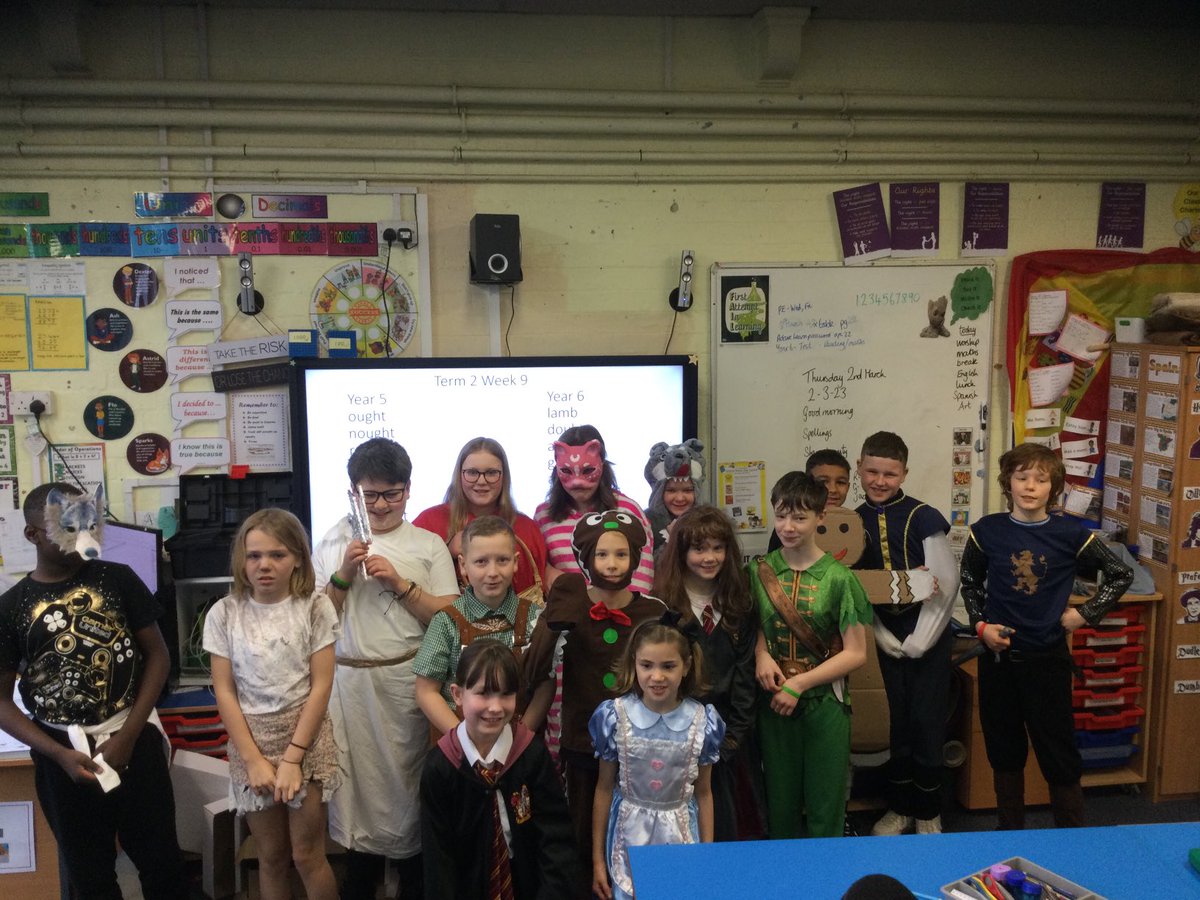 StMarys_Hinck's tweet photo. Great Traditional Tales costumes Cousteau for @WorldBookDayUK Thankyou to all those that have helped you take part today. #alljoinin https://t.co/jpLK18Ap2a