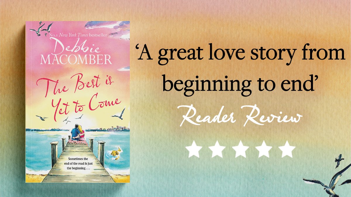 Wishing <a href="/debbiemacomber/">Debbie Macomber</a> a very happy publication day for The Best is Yet to Come! This gorgeous and life-affirming love story is out now in paperback. Sometimes the end of the road is just the beginning. . . 

Order your copy now: amzn.to/3EIAVnt