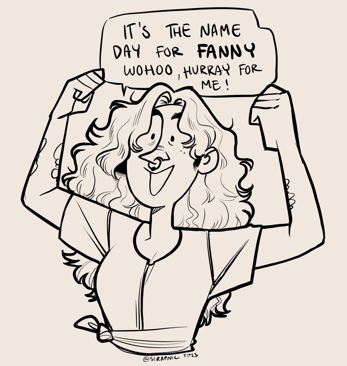 Scrapnic's tweet image. It’s my name day!! #happynameday