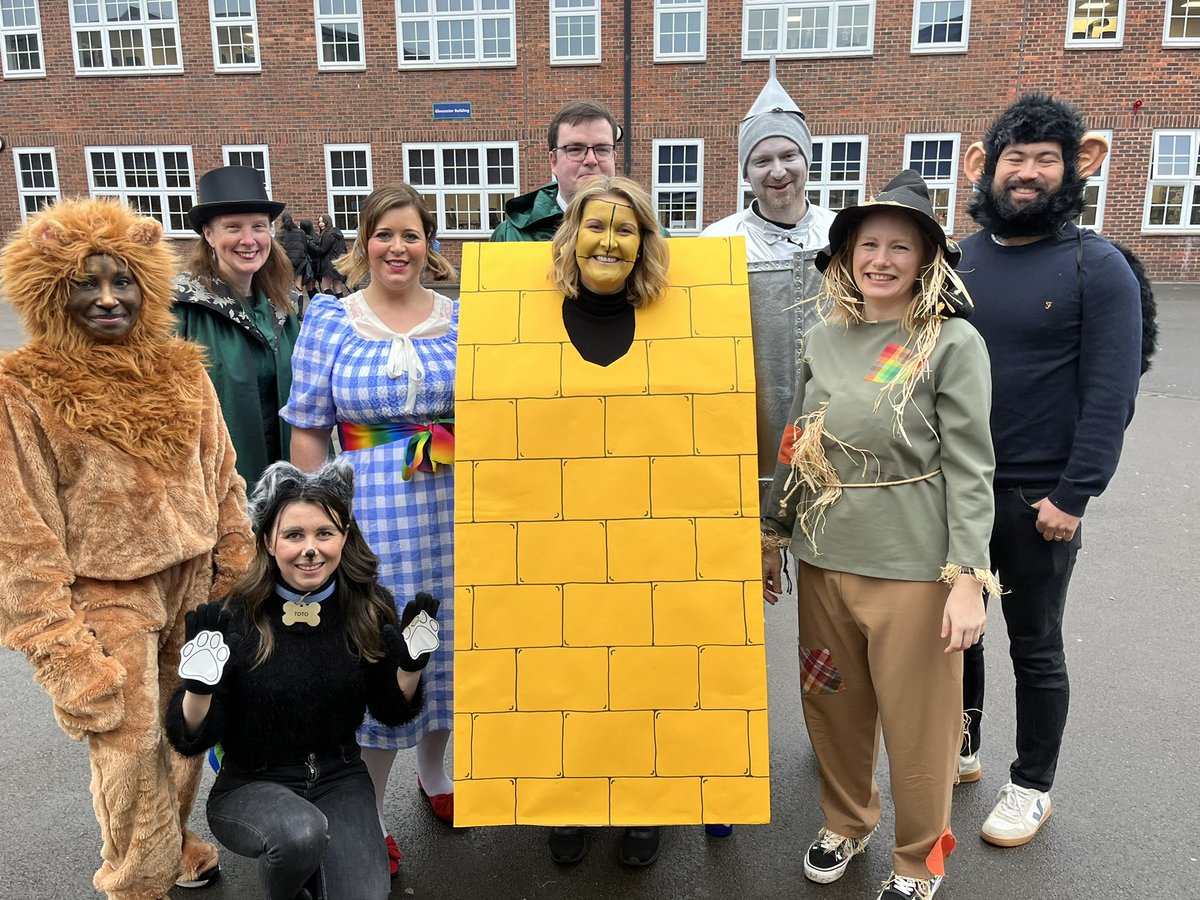 WellyTimp's tweet photo. What a fabulous effort from our staff for #WorldBookDay2023
We have plenty of activities throughout the day too- The Masked Reader, guess the shelfie (pics of staff bookcases) and more!📚 📕 📖 https://t.co/reIXjIyyrl