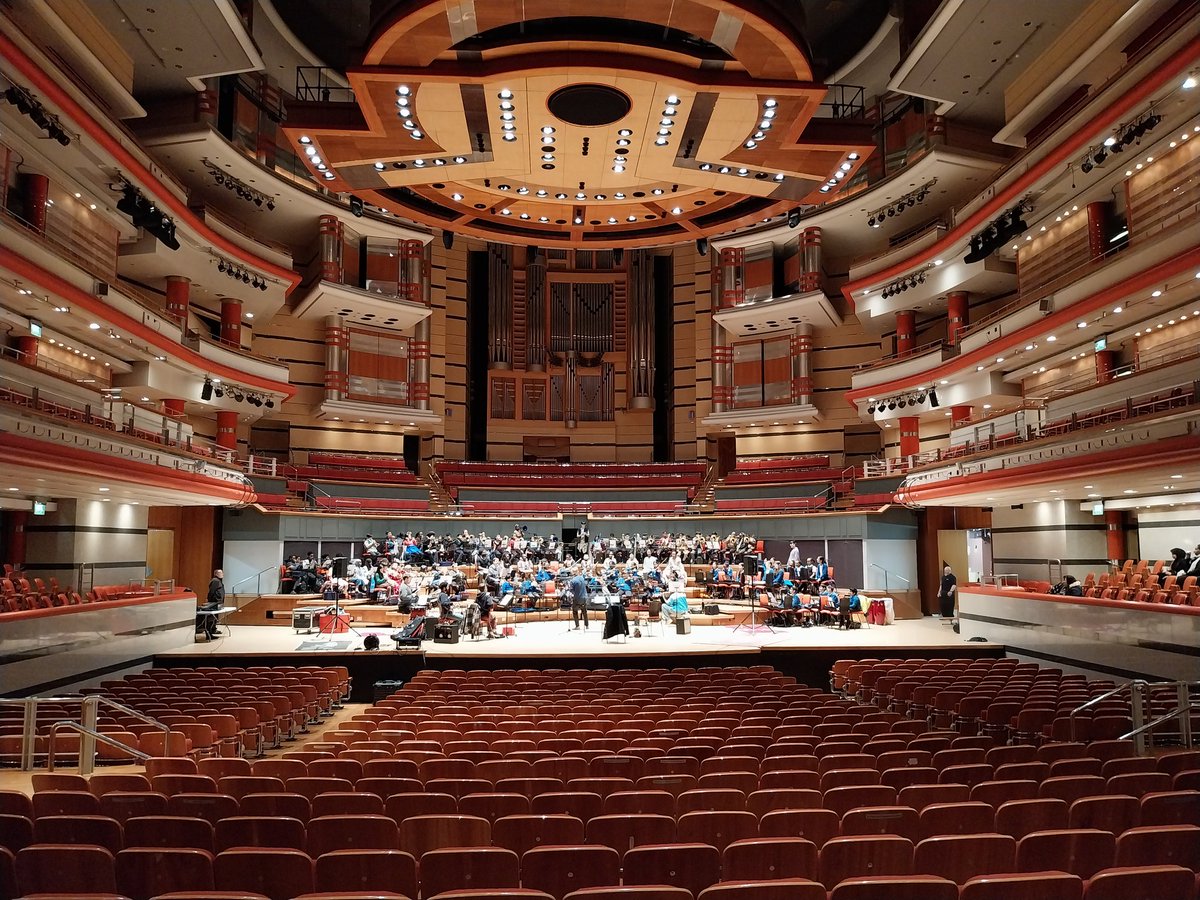 First Rehearsal for Generation Ladywood Showcase 2023! <a href="/chadvaleprimary/">Chad Vale Primary</a> and Nelson Primary making a big noise already! #GLS2023 <a href="/BMusic_Ltd/">B:Music, responsible for Symphony Hall & Town Hall</a> @SFE_MS