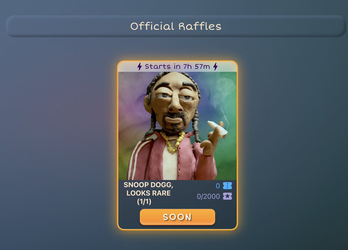 claymates's tweet image. New Clay Space Feature: Official Raffles.
 
👉 clayspace.io 👈