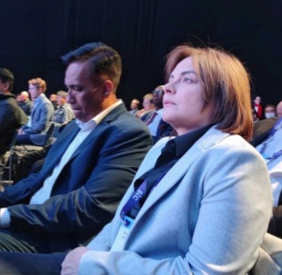 Vicepresidenta Sectorial <a href="/Gabrielasjr/">Gabriela Jiménez</a> en el #MWC2023Barcelona dijo:

En torno a la presentación “Género e IA: perspectiva desde la inclusión y equidad, debe promoverse la participación de mujeres y niñas.para revertir la brecha en las #TI
<a href="/Mincyt_VE/">Ministerio del P. P para Ciencia y Tecnología</a>

#ProducirEsIndependencia