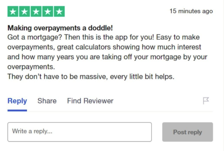We're now on Trustpilot 🎉 Nice to see some great reviews come through🚀

#fintech #reviews #mortgage #homeowners #homeownership
