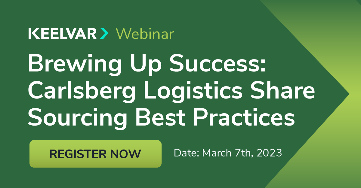 keelvar's tweet image. The countdown is on ⏱️🗓️ Join Keelvar next Tuesday for an exclusive fireside chat with @CarlsbergGroup as they share their expertise on how the global brewing giant optimized their road transportation sourcing - us06web.zoom.us/webinar/regist…

#keelvar #sourcingoptimization #logistics