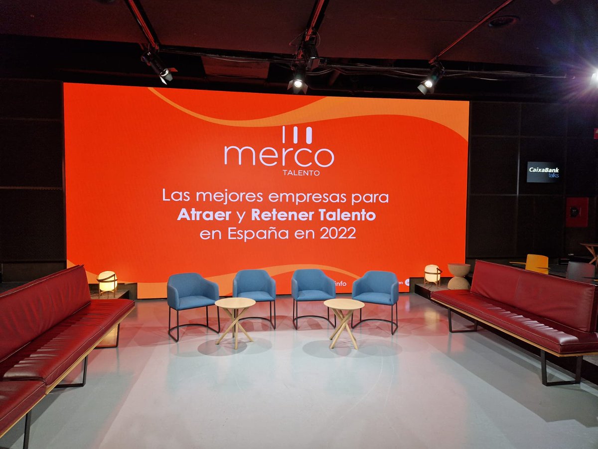 mercoranking's tweet image. Todo listo para empezar en unos minutos #MERCOTalentoEspaña22 en 

📍Lugar: ALL IN ONE (Pl. Colón, 1, Madrid)
🕘11:30 h.

¿Cuáles serán las empresas con más capacidad para atraer y retener el talento? Tic, tac...🕐🕣