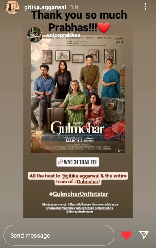NusratArfah's tweet photo. #Rahulchittella #GitikaAggarwal Thanked to Darling #Prabhas via Insta 😍
Thank you so much #Prabhas ❤ https://t.co/kv7hnOmTH3