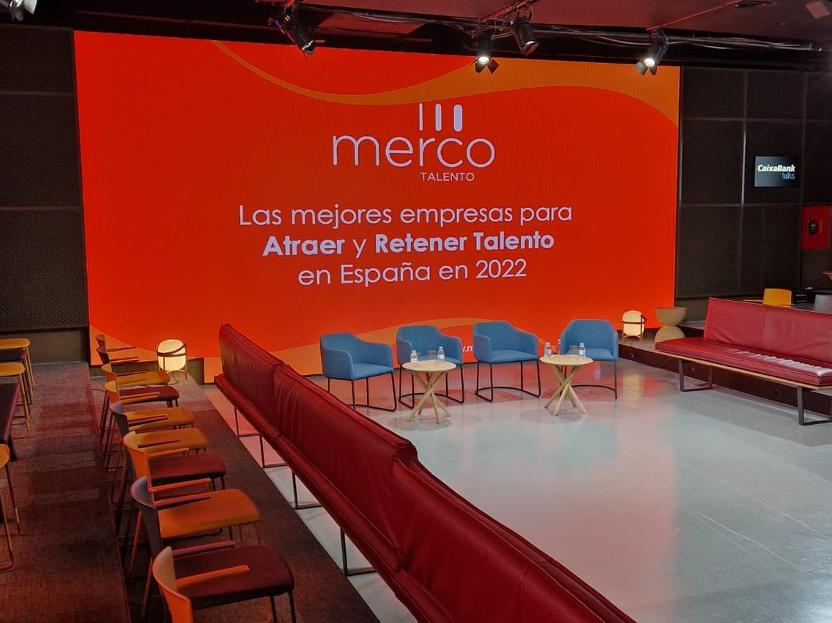 mercoranking's tweet image. Todo listo para empezar en unos minutos #MERCOTalentoEspaña22 en 

📍Lugar: ALL IN ONE (Pl. Colón, 1, Madrid)
🕘11:30 h.

¿Cuáles serán las empresas con más capacidad para atraer y retener el talento? Tic, tac...🕐🕣