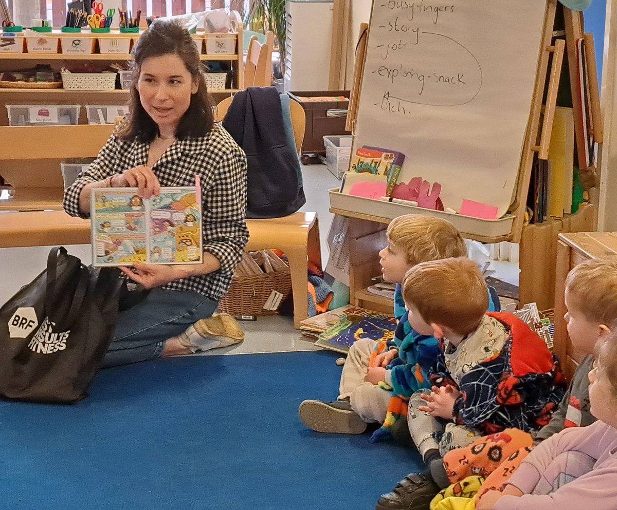 For World Book Day today, we were delighted to welcome Jennifer Naalchigar, children's illustrator, into our Nursery. She talked to the children about how she produces her beautiful illustrations and read them one of the books she has illustrated. Thank you @naalchidraws