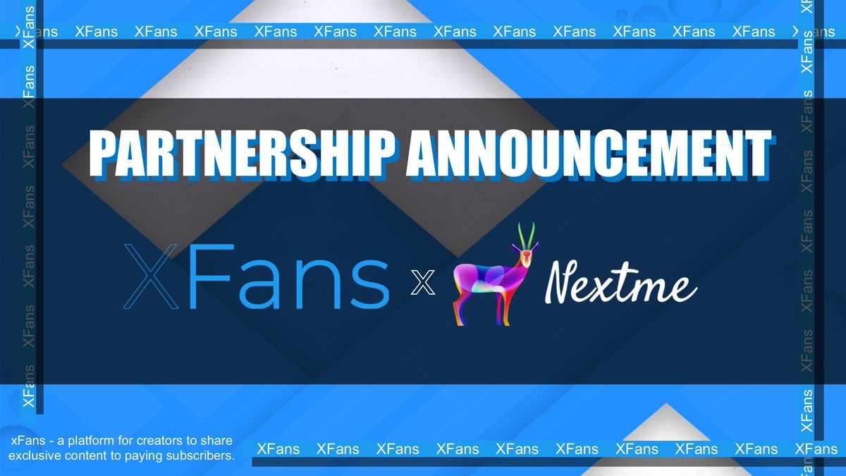 xFans_vip's tweet photo. 🎉We are delighted to announce our partnership with @NextmeOne,

“Nextme--The most Rich &amp; Beautiful Web3 Social Portal and Space Protocol.”

Let's look forward to working together in the future to serve even more creators! https://t.co/WTlfEHss88