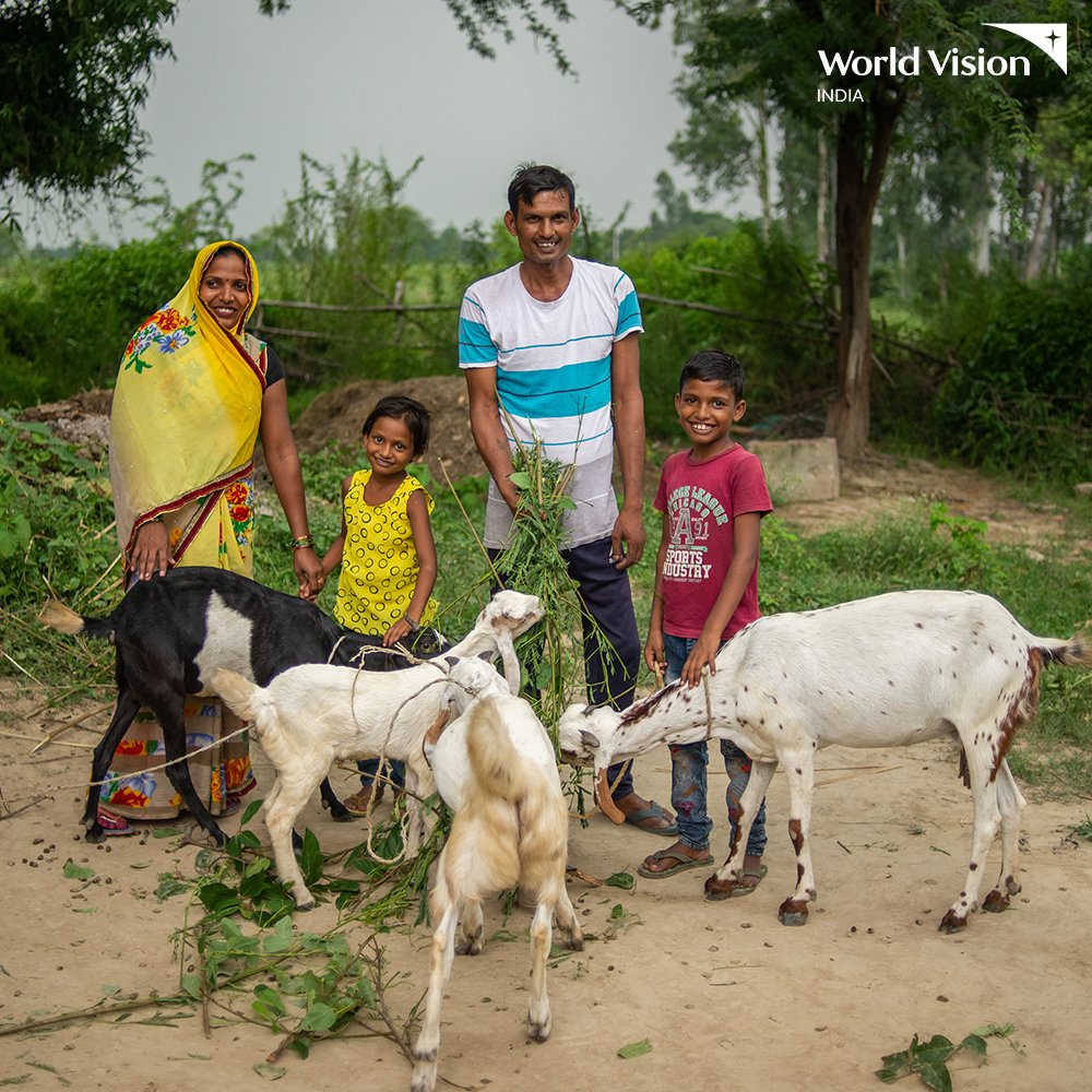 WVIndia's tweet photo. 910 families of children with disabilities and persons with disabilities were given livestock. #disablityinclusion https://t.co/3jhIPUIaf5