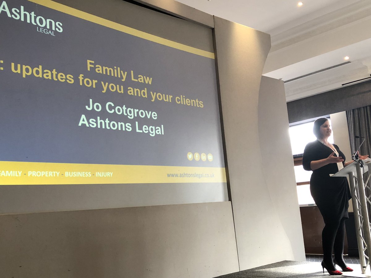 Our very own <a href="/Catsgrave/">Joanna Cotgrove</a> providing a family law update and an overview of how the Family Team and the Court of Protection Team at <a href="/AshtonsLegal/">Ashtons Legal LLP</a> work together.