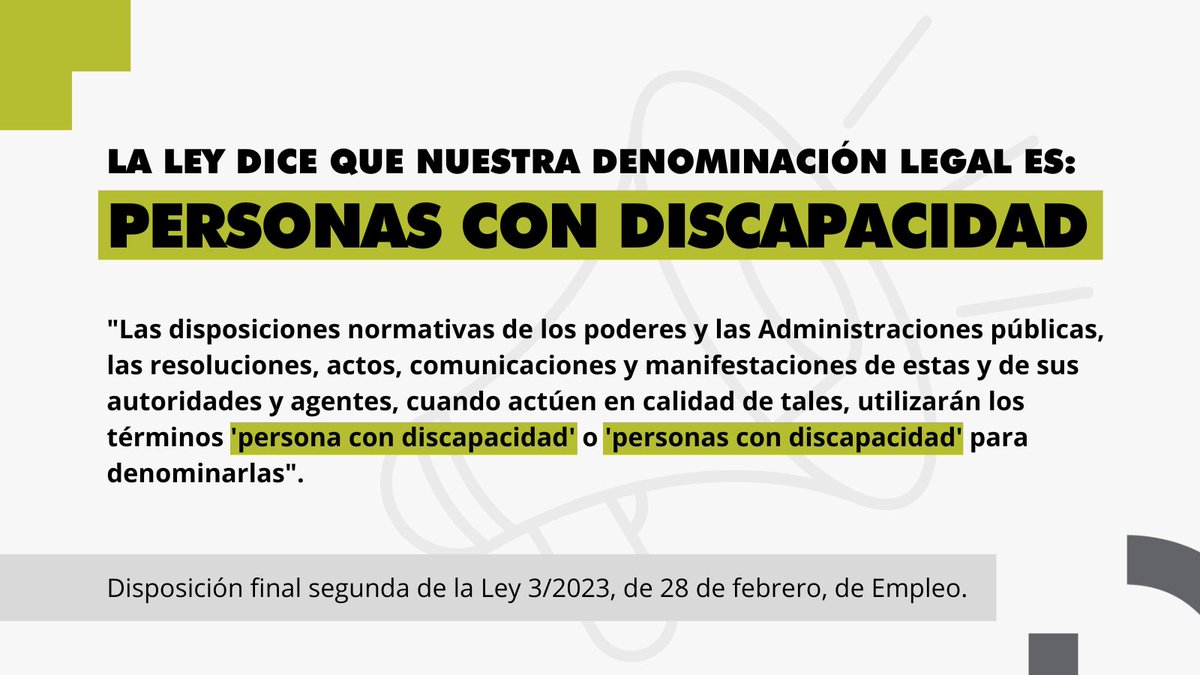 Real Patronato sobre Discapacidad y D. G. tweet media