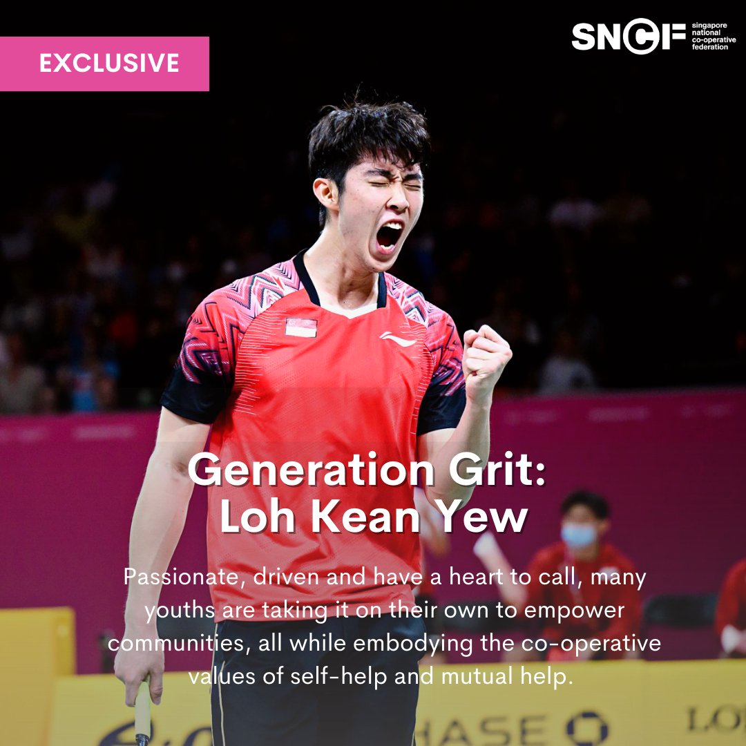 SNCFsg's tweet photo. World No. 8 and national shuttler Loh Kean Yew embodies the co-operative spirit of self-help and mutual help. Learn how he does so in this exclusive story here:
https://t.co/ixYcFtw6He
#cooperatives #mutualhelp #socialmedia #lohkeanyew https://t.co/cQaZJ4jXgL