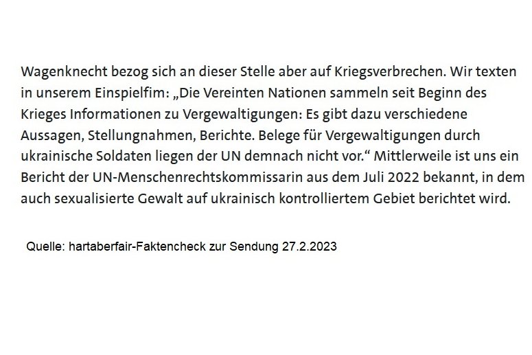 Inzwischen hat #HartAberFair seinen Fehler eingestanden. Ist es wirklich zu viel verlangt, dass die Redaktion vorher(!) sauber recherchiert,ehe mir der Moderator vor Millionen zu Unrecht Falschinformation vorwirft? Jedes Gewaltverbrechen ist eines zu viel! berliner-zeitung.de/news/nach-deba…