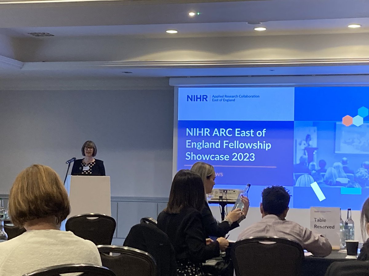 researchPhil's tweet photo. Great to be supporting @ARC_EoE with their Fellowship Showcase 

Helping people to develop their ability to design, deliver &amp;implement research evidence to enhance patient experience &amp;outcome is essential if we are to provide health &amp;social care

#ARCFellows #YourpathinResearch https://t.co/fYSZcpMPpo