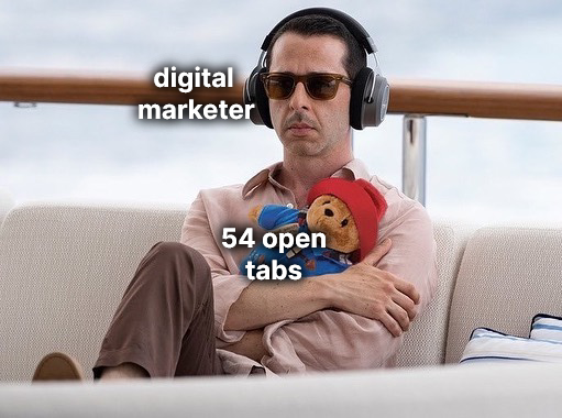 semrush's tweet image. “these are my emotional support tabs”