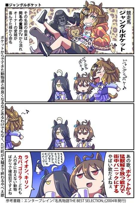 ジャングルポケットの名前の由来のお話

#ウマ娘 