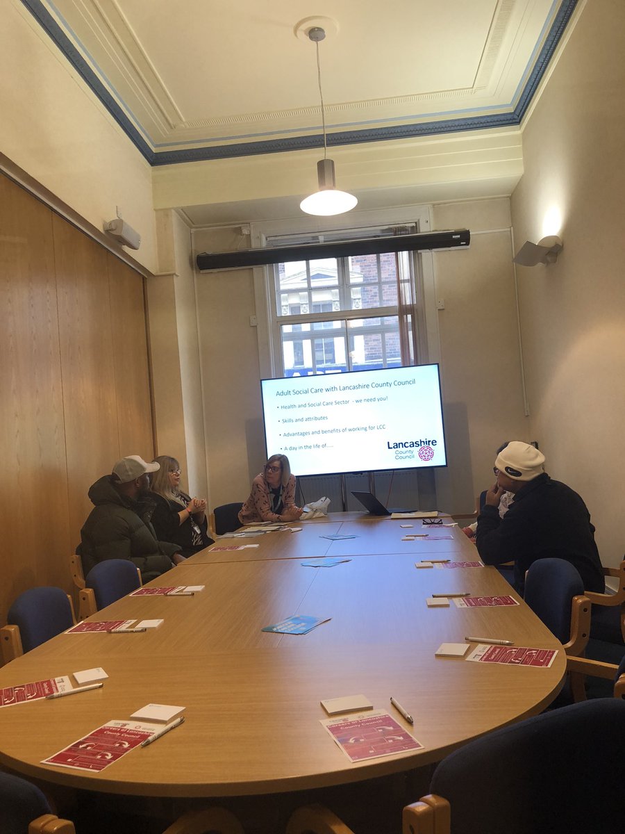 Lancashire Adult Learning Partnerships (@lalpartnerships) on Twitter photo Weโre at Preston Town Hall today for our LCC Recruitment Roadshow! 
Come down to find out more about jobs in the Health & Social Care sector with <a href="/LancashireCC/">Lancashire County Council</a> and training opportunities available in the local area. 
<a href="/LancsLearning/">Lancashire Adult Learning</a> #Lancashire #preston #jobs #career #training Weโre at Preston Town Hall today for our LCC Recruitment Roadshow! 
Come down to find out more about jobs in the Health & Social Care sector with <a href="/LancashireCC/">Lancashire County Council</a> and training opportunities available in the local area. 
<a href="/LancsLearning/">Lancashire Adult Learning</a> #Lancashire #preston #jobs #career #training