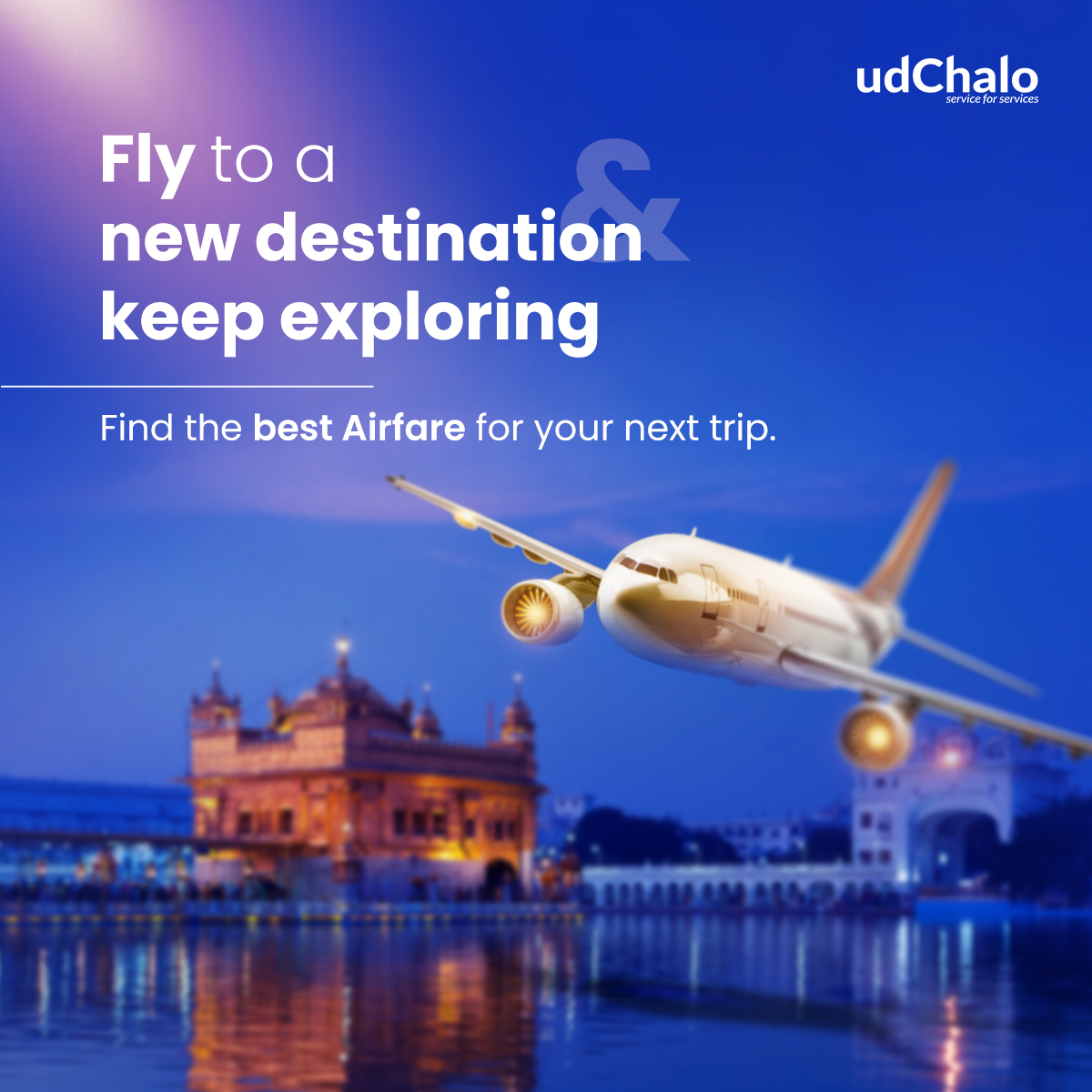 udChalo's tweet photo. Ready to explore new destinations and create unforgettable memories? 🌍✈️ Book your flight today and let the journey begin!
#udChalo #serviceforservices #makinglifesimplerforoursoldiers #udChaloFlights #flightbooking #defenceflights #defencepersonnel #indianarmedforces https://t.co/PZ9SNrUO8i
