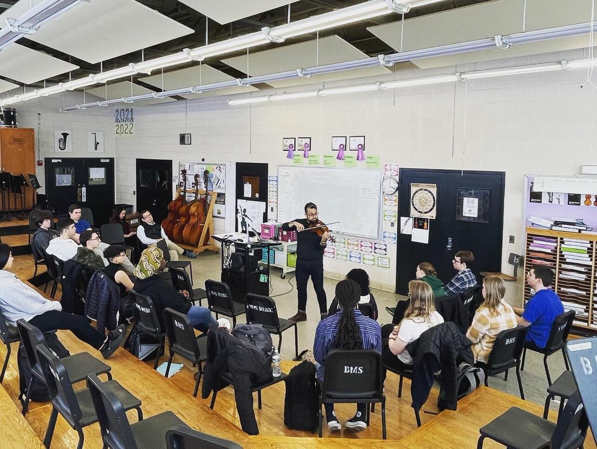 Another great community partner! Thank you @musicworcester and #VijayGupta for kicking off #MusicInOurSchoolsMonth @BHSMusicMagnet @worcesterpublic #ArtsEd4All #ItsWhatWeDo