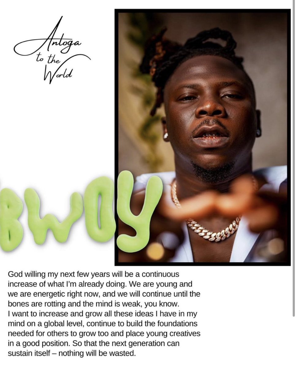 BhigBonet_1's tweet photo. @stonebwoy link up with #loopmagazine 🚀 #MoreOfYou #Album5 💿 https://t.co/tWn6tdGNyV