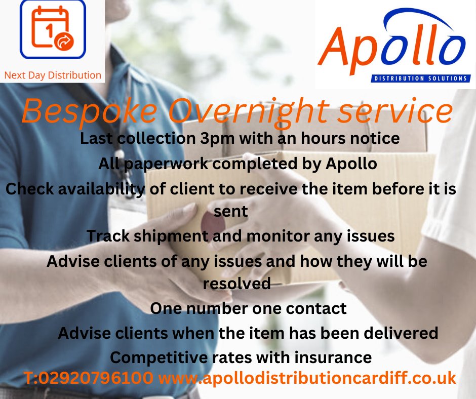 ApolloCardiff's tweet image. #ApolloCardiff #Apollo #Overnight #Deliveries
