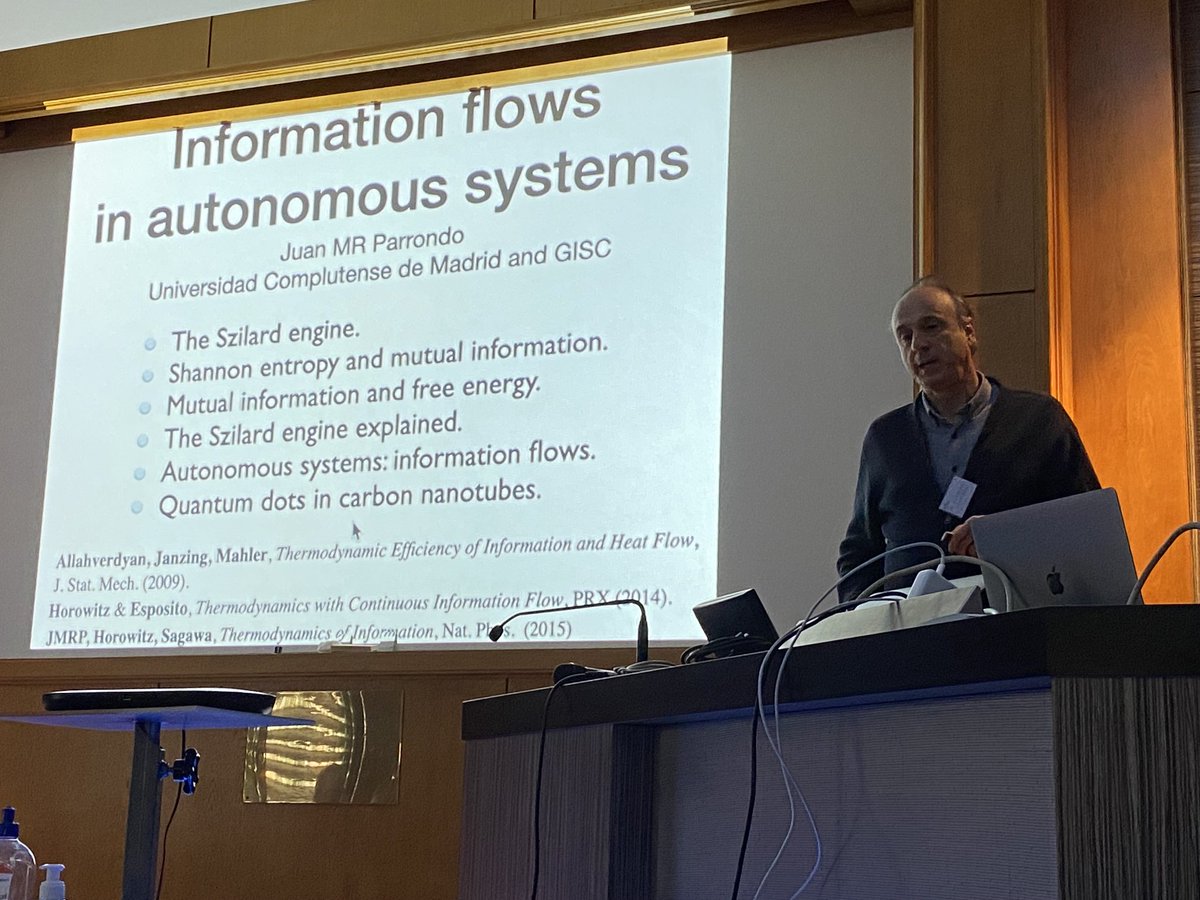 CMD Workshop: Juan MR Parrondo about information flows