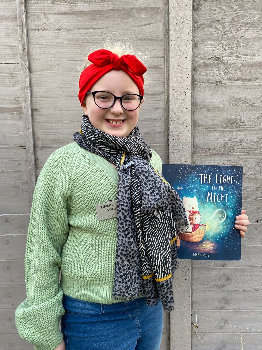 MarieVoigt's tweet photo. So humbled that the wonderful young reader Bethan has decided to dress up as me for #WorldBookDay2023 😍
#WBD23 #WBD https://t.co/p4jgpjwYmn