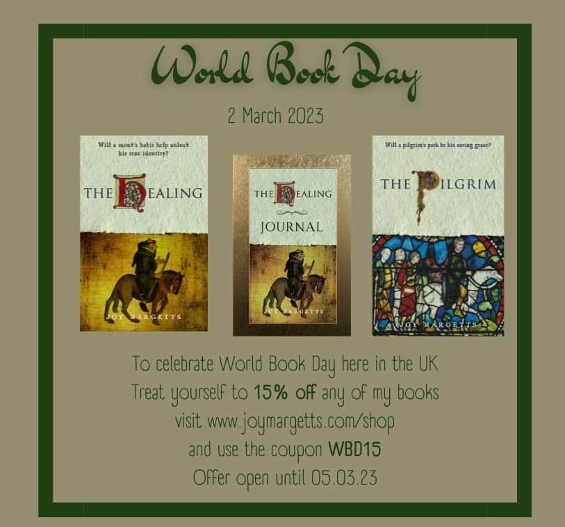 A great day to celebrate and buy books! #WorldBookDay #lovebooks #WritingCommunity #HistoricalFiction #christianfiction #medievalfiction