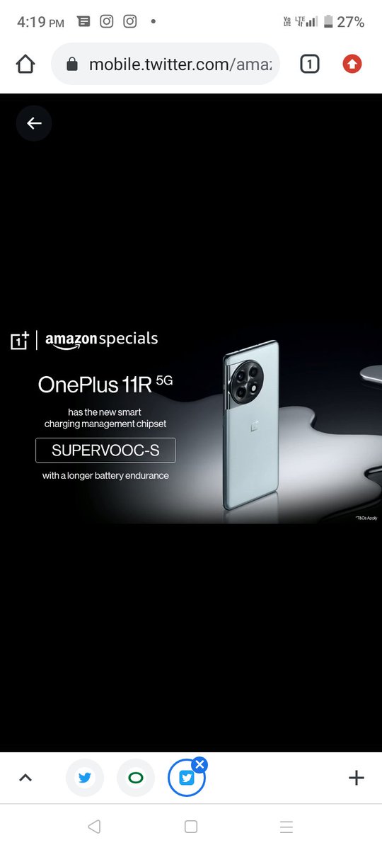 abdulkadir71984's tweet photo. @amazonIN Here's My Correct Screenshot Done Dear 
@amazonIN
 Team. 

👉[ SUPERVOOC - S ].

#ShapeOfPower 
#OnePlus11R5GOnAmazon 

Tagging .  
@gurgaon_rangers
 
@PampaDutta11
 
@AmarjeetMarwaha
 
@TheDataAnalyser
 
@cool_bindra https://t.co/B9PEooIExM