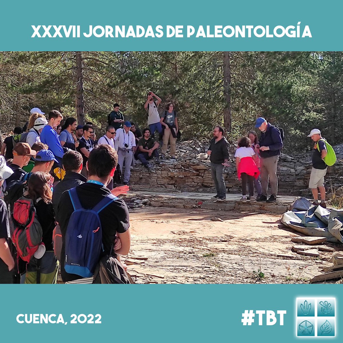 ¡Buen jueves! El año pasado las Jornadas de Paleontología se celebraron en Cuenca y aquí os dejamos una foto de la visita al yacimiento de Las Hoyas. #TBT <a href="/SEPCuenca2022/">SEP Cuenca 2022</a> <a href="/las_hoyas/">Las Hoyas fossil site: a unique Cretaceous wetland</a>
