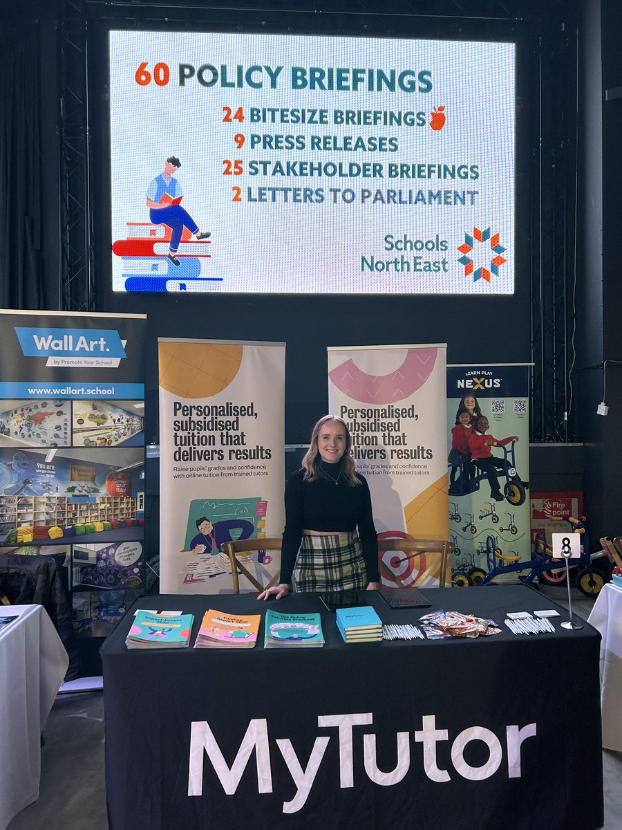 We’re excited to be at the <a href="/SCHOOLSNE/">Schools North East</a> Curriculum Conference today! Come and stop by <a href="/MyTutor/">MyTutor</a> stand 8 for a bingo stamp, sugar boost 🍬and a chat about how we can help with online tutoring in the spring/summer term