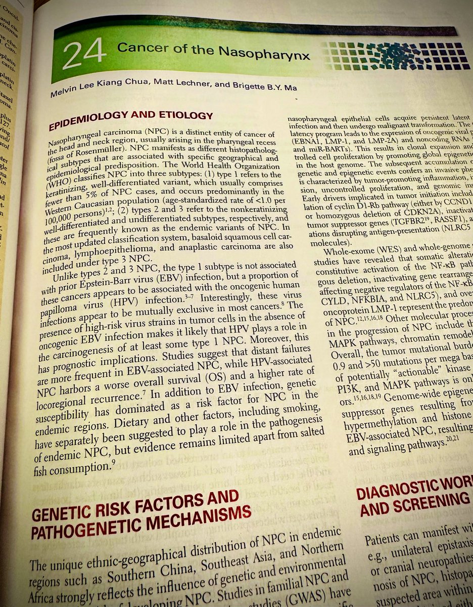 DrMLChua's tweet image. Finally came in the post!
The go-to “Devita” txtbk everyone uses for their Boards & residencies for ready info updated & reformatted to suit the rapidly changing field of Oncology.
Glad to have contributed to the #Nasopharynxcancer chapter & see familiar names @DrSpratticus
