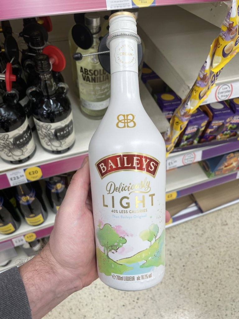 All_Things_New_'s tweet photo. Baileys Light! 🤍 At Tesco @BaileysOfficial #baileys #baileylight #irishcream #wellthisisnew https://t.co/9Wq4FMxRaP