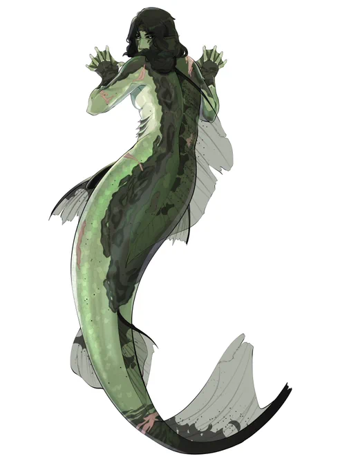 [OC] I have four different "fish guy" characters, this is only about one of them but I will not specify which 