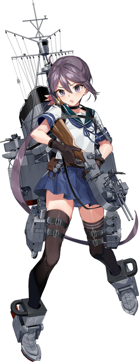 曙(艦これ) 「2.曙生意気なガk……もとい美少女。個人的にツンデレなのではなく、年相応の生意気」|矢舷陸宏＠Skeb募集のイラスト