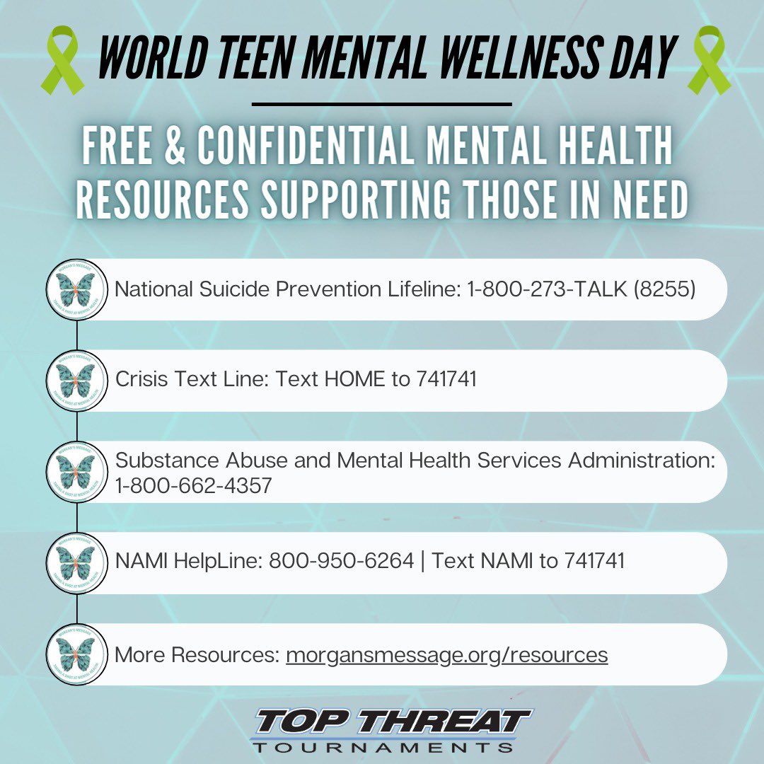 We’re honored to be able to help in <a href="/MorgansMessage/">Morgan's Message</a> take a shot at mental health. Morgan’s Jam participants are encouraged to build a fundraiser. We will have prizes for the top fundraisers! Break the stigma➡️bit.ly/MorgansJam #WorldTeenMentalWellnessDay