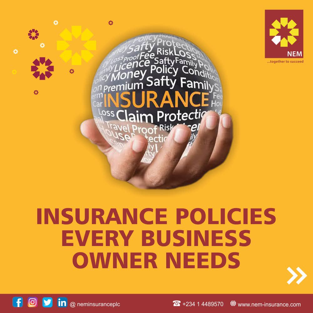 neminsuranceplc's tweet photo. YOUR BUSINESS IS OUR PRIORITY.
Here are Insurance policies to consider today.
For more Information, click the link on our bio or send us a DM.
#ProfessionalIndemnityInsurance #BurglaryInsurance #FidelityGuarantee #FireInsurance #MarineInsurance #GoodsinTransit #BeNEMSure https://t.co/NoOhfu7s1a