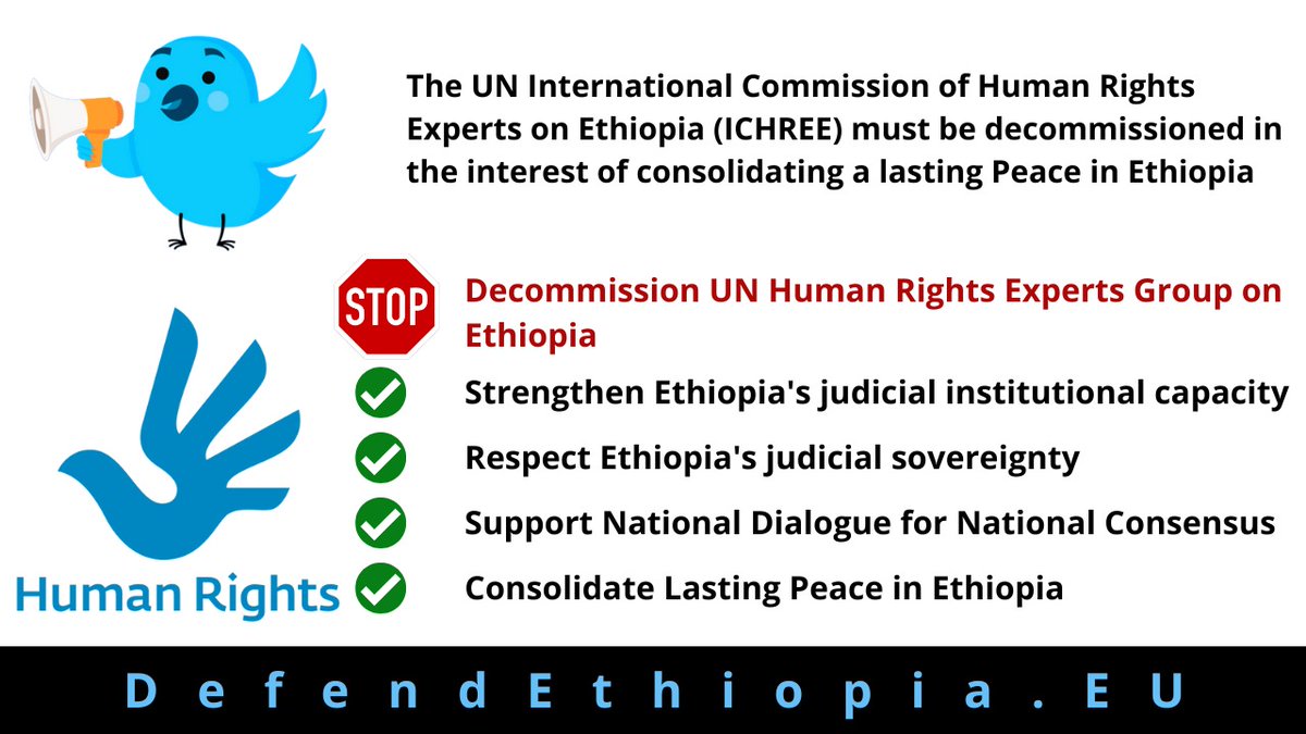Ethiopian National Dialogue is a historic chance for national consensus. Let's support the Ethiopian Government's endeavours twds accountability for violations of human rights & respect the country's judicial sovereignty. #NationalDialogue #HRC52