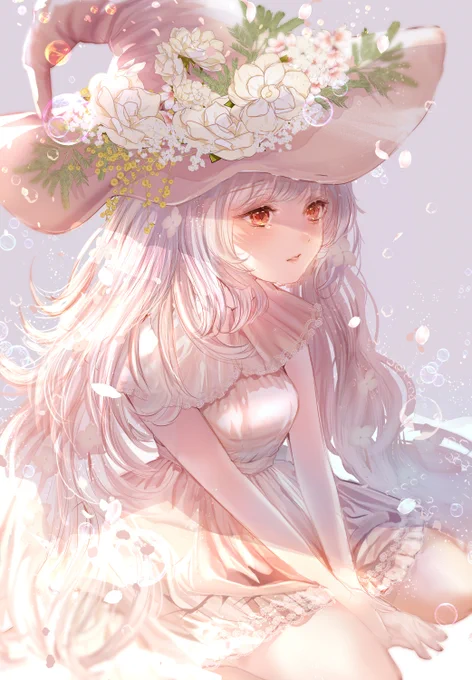 春忘れ#創作 #TLを花でいっぱいにしよう 