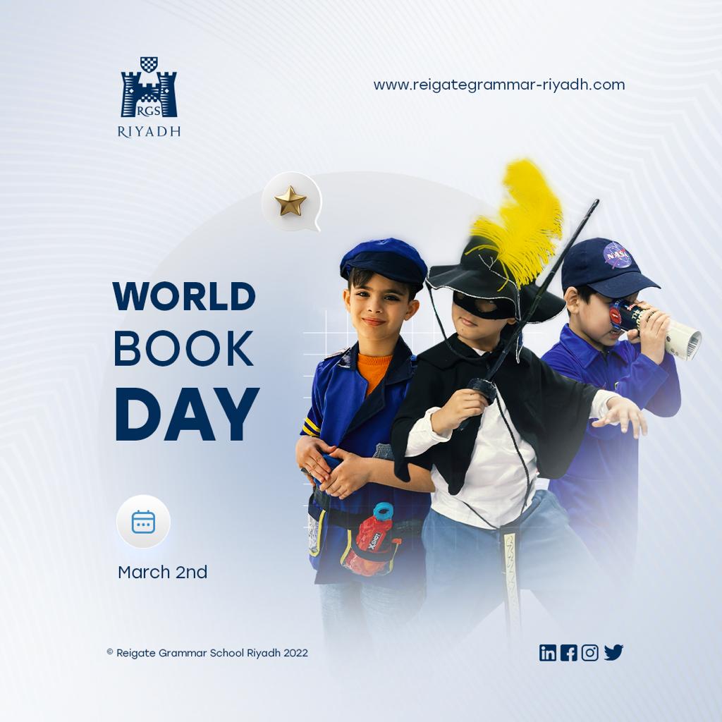 Thursday, the 2nd of March, is World Book Day to promote and foster a love of reading among our students.

#rgs #international_schools #top_schools #top_schools_in_riyadh #books #donateAbook #recyclebooks #riyadhbooks