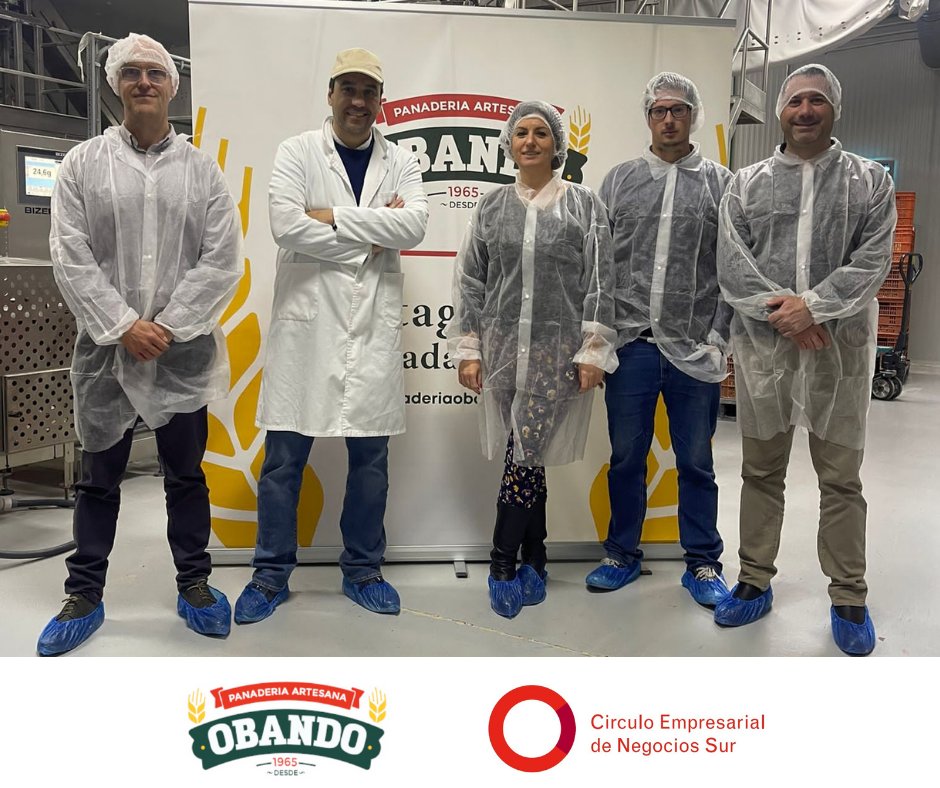 Publicado por Mari Carmen Vela Díaz  · 10 min  · 
Visita a las instalaciones de nuestro socio Jaime Obando, Gerente  Panadería Obando.
Desde CírculoEmpresarial  Negocios Sur, nuestro apoyo y reconocimiento a empresas como OBANDO,generadoras de riqueza y empleo para el territorio.