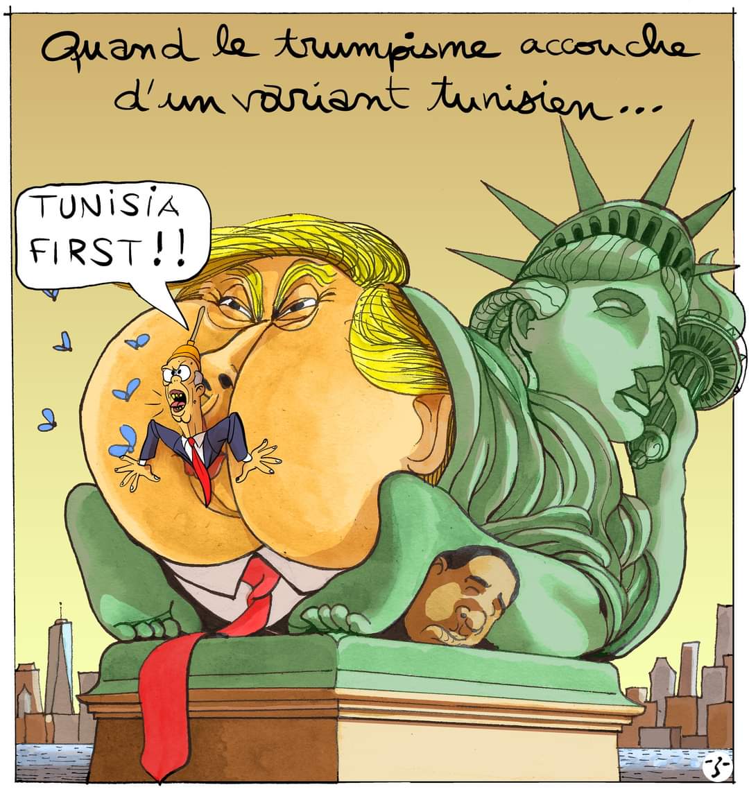 looooming's tweet photo. #Tunisia has finally its #Trump variant !
@antonioguterres @MonicaLMarks @OHCHR_MENA #NoToHateSpeech
@AmnestyMENA @SecBlinken https://t.co/bXU3CSBM47