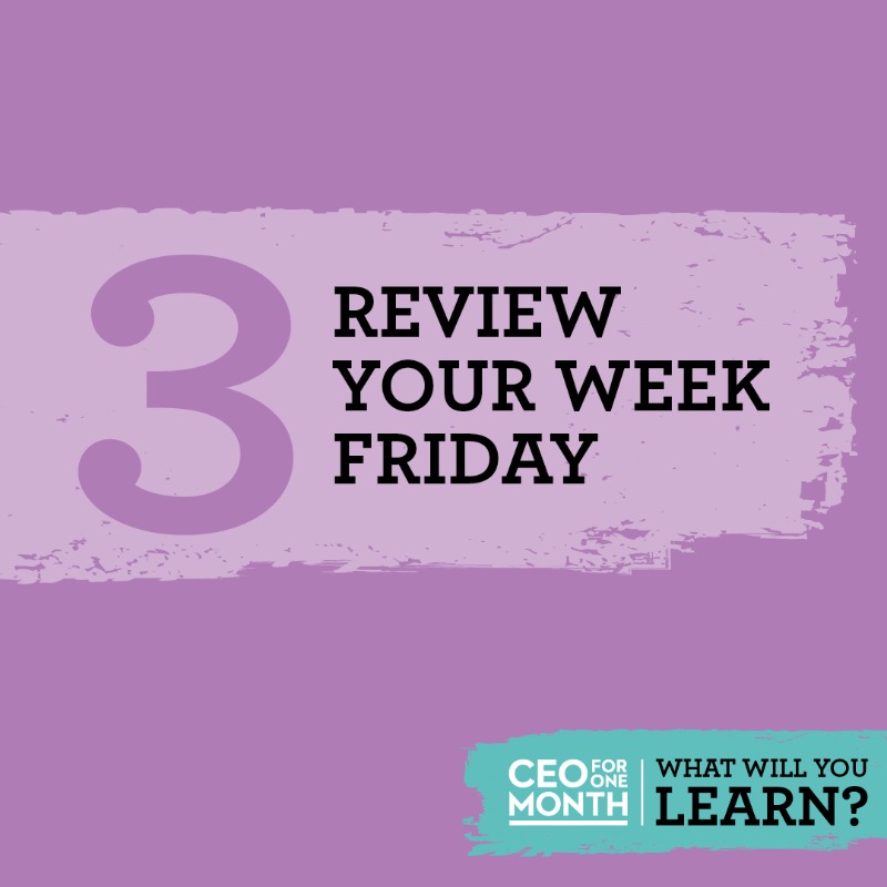 CEOfor1Month's tweet photo. These three tips help you tackle your productivity. What are your favourite tips? #CEOforOneMonth #InTheSpotlight