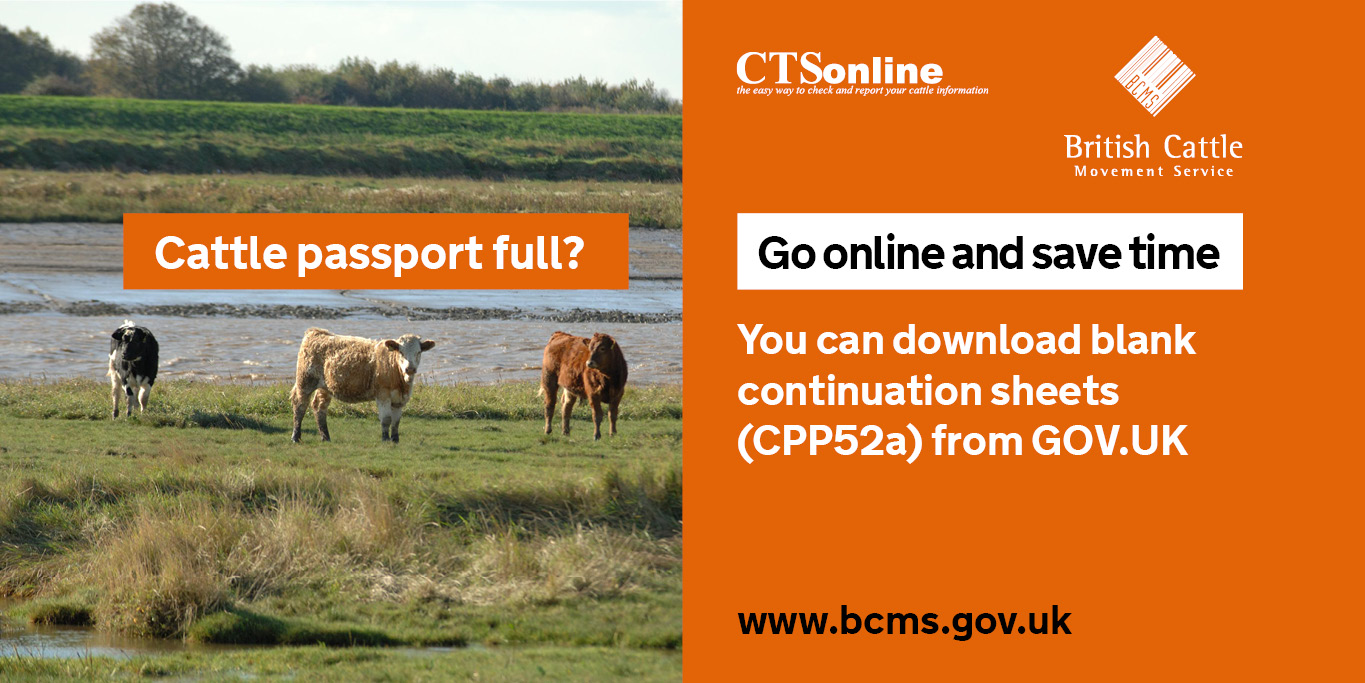 RPA on Twitter "If a cattle passport is full and you don’t have time