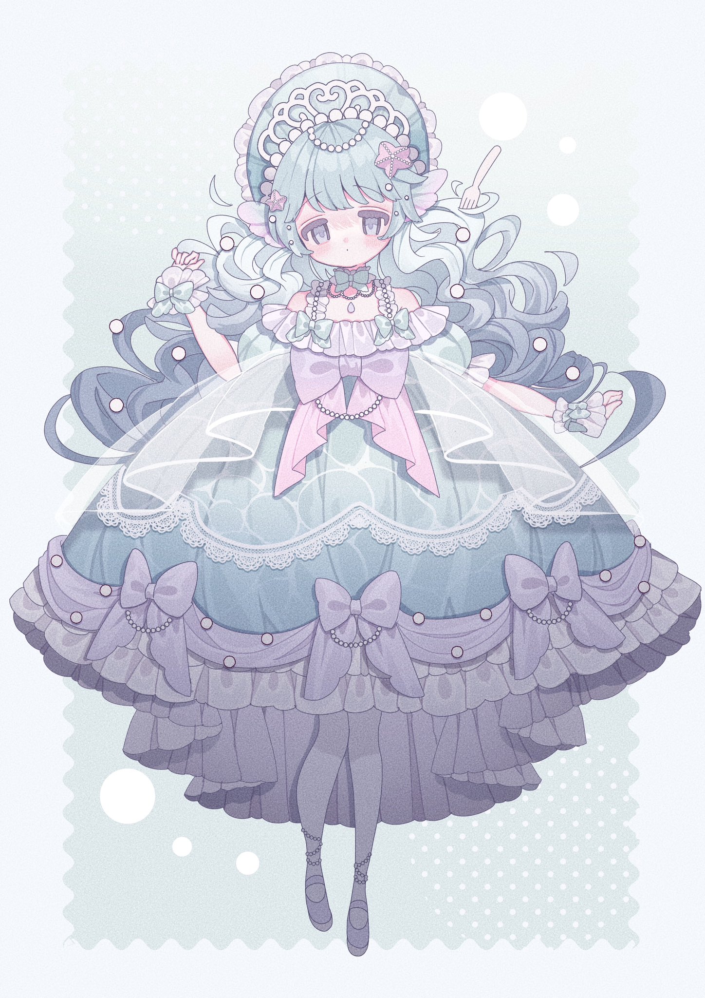 「Lolita girl」水彩画 うぱちぇ on X: 